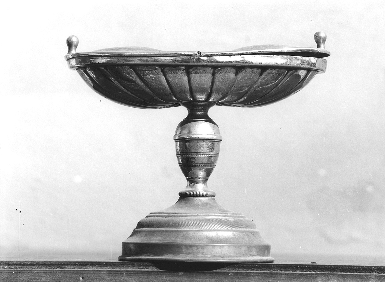 navicella portaincenso - a doppia valva - produzione emiliana (fine sec. XIX)