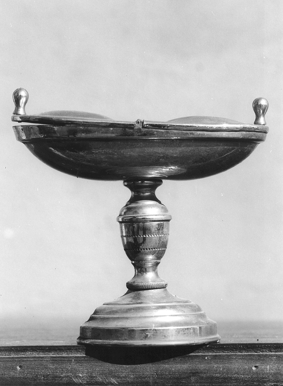 navicella portaincenso - a doppia valva - produzione emiliana (fine sec. XIX)