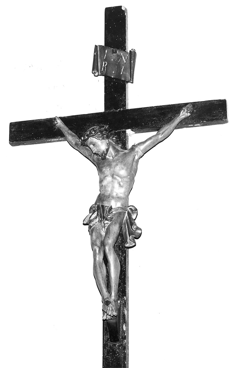 Cristo crocifisso (scultura) - bottega piacentina (fine sec. XVIII)