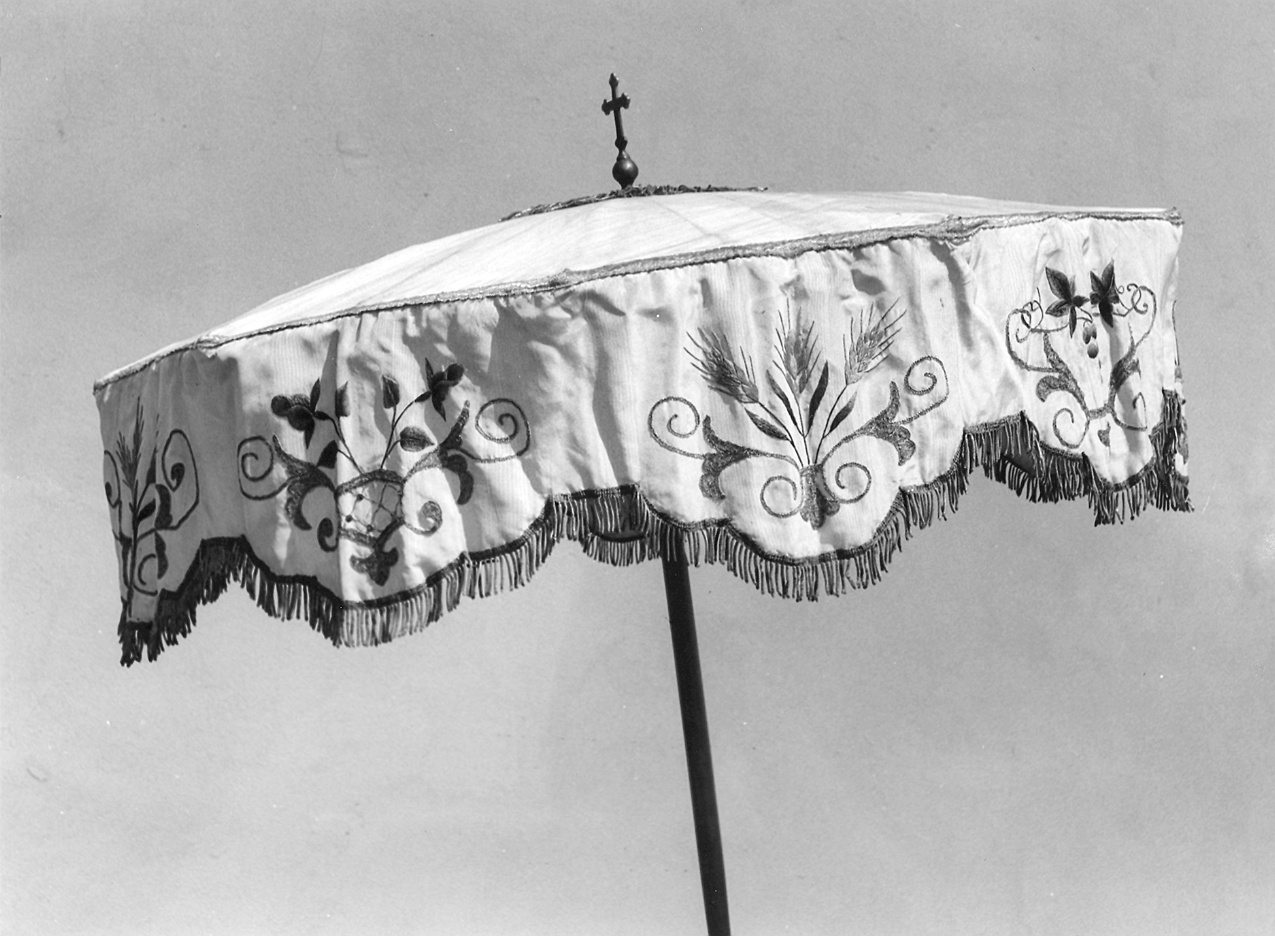 ombrellino processionale - manifattura emiliana (sec. XIX)