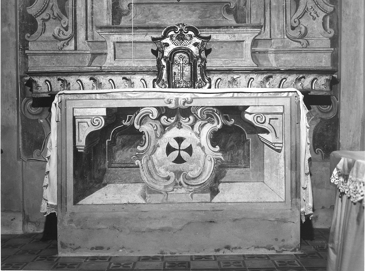 altare - bottega piacentina (terzo quarto sec. XVIII)