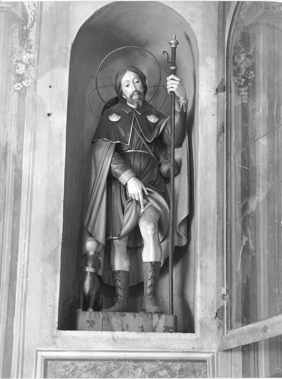 San Rocco (statua) - bottega piacentina (inizio sec. XX)
