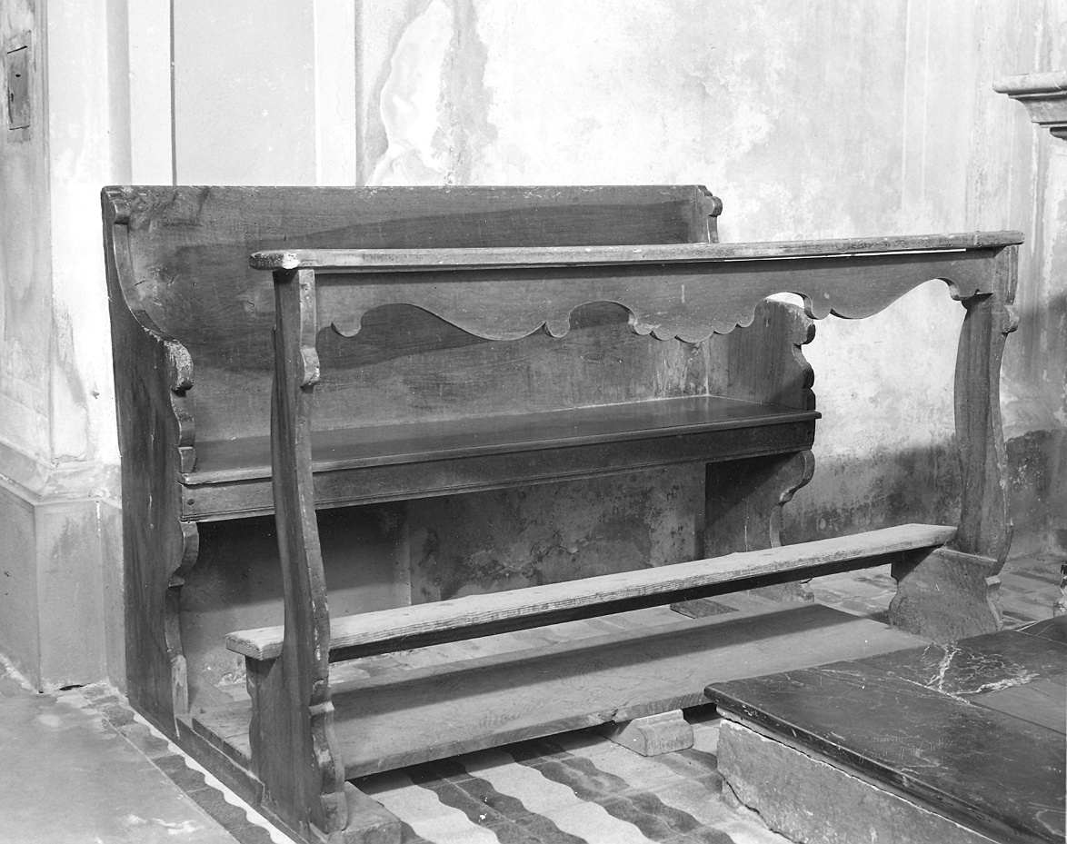 panca, serie - bottega piacentina (sec. XIX)