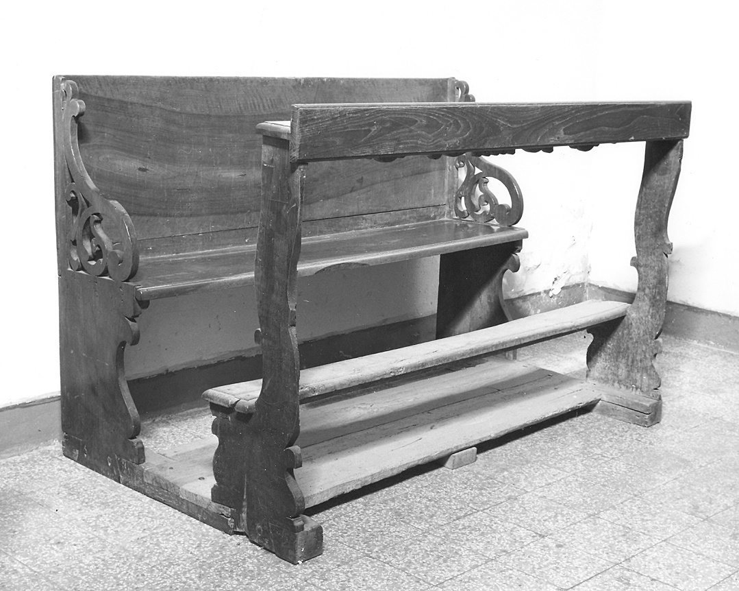 panca, serie - bottega piacentina (sec. XIX)