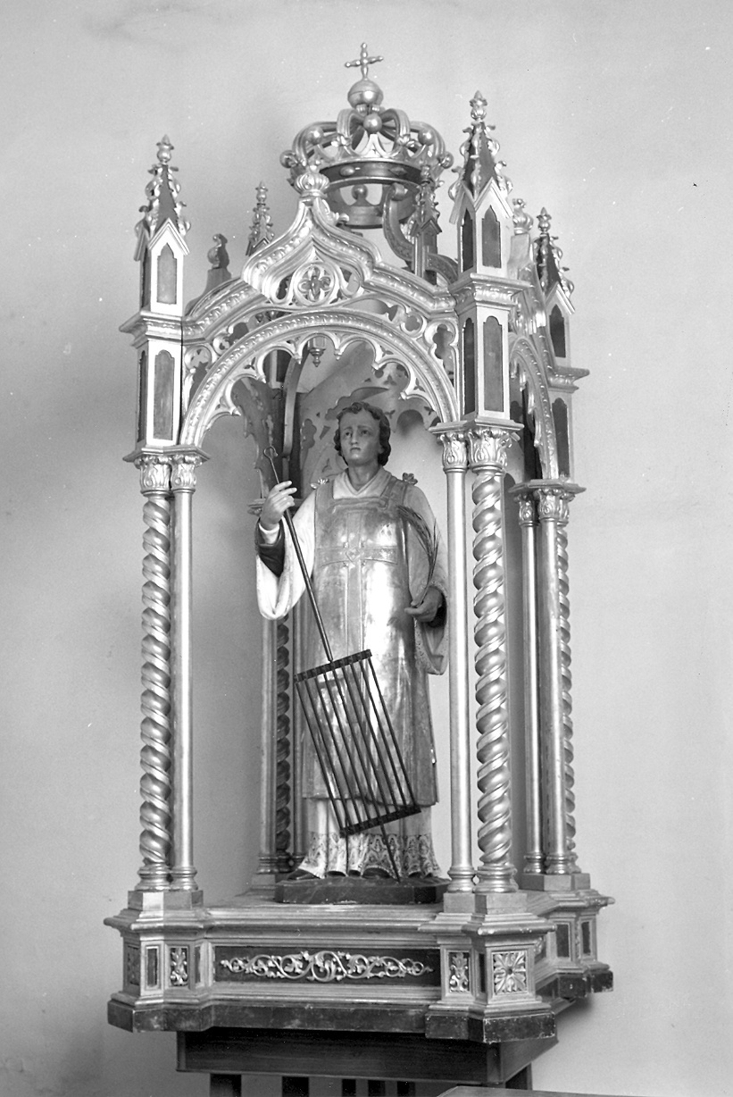 baldacchino - a cupola - bottega piacentina (seconda metà sec. XIX)