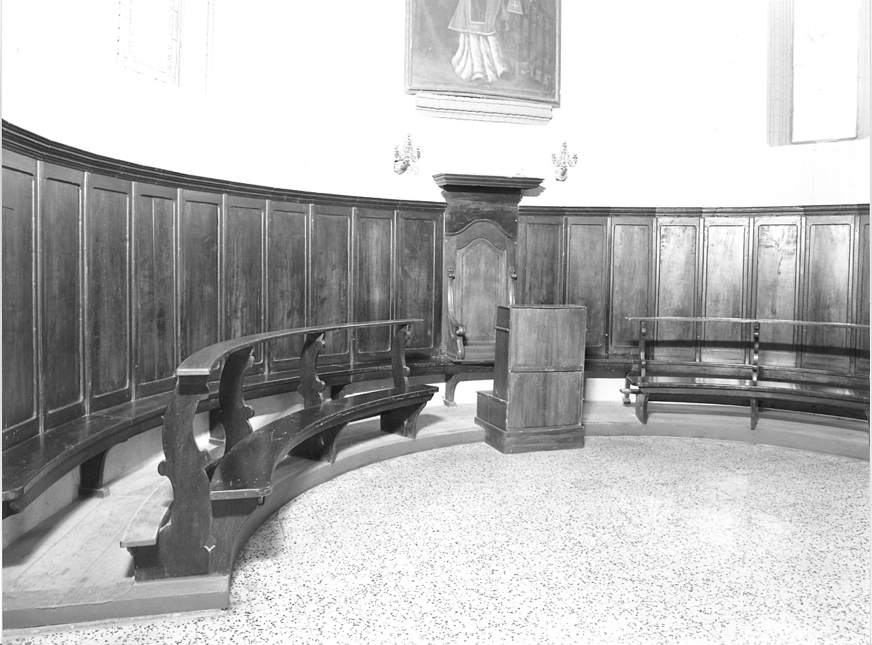 stalli del coro - bottega piacentina (sec. XIX)