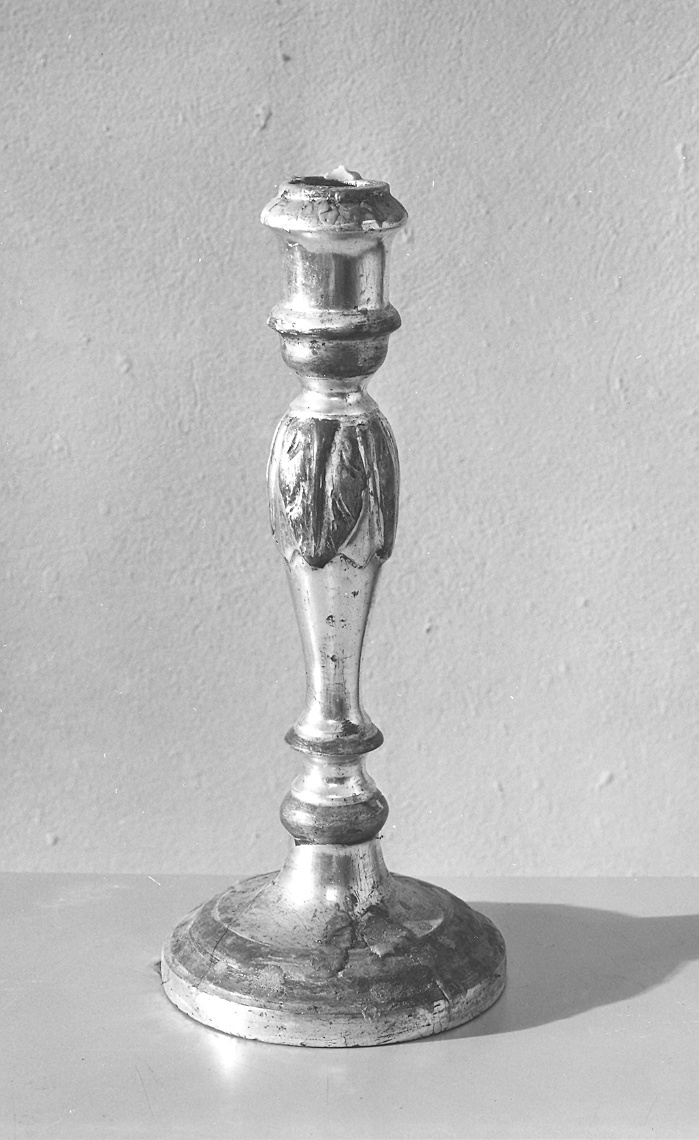 candeliere, serie - bottega piacentina (sec. XIX)