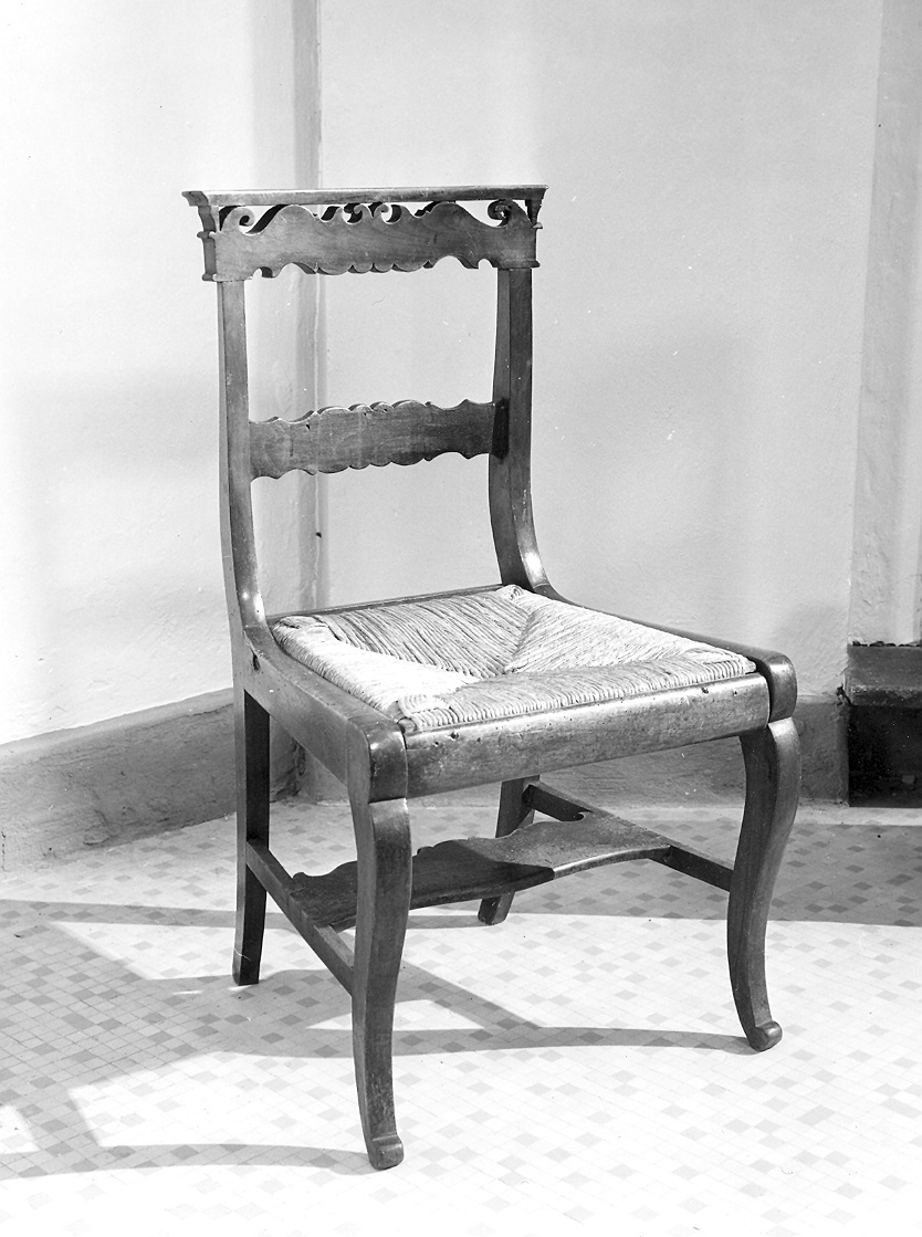 sedia - bottega piacentina (inizio sec. XIX)