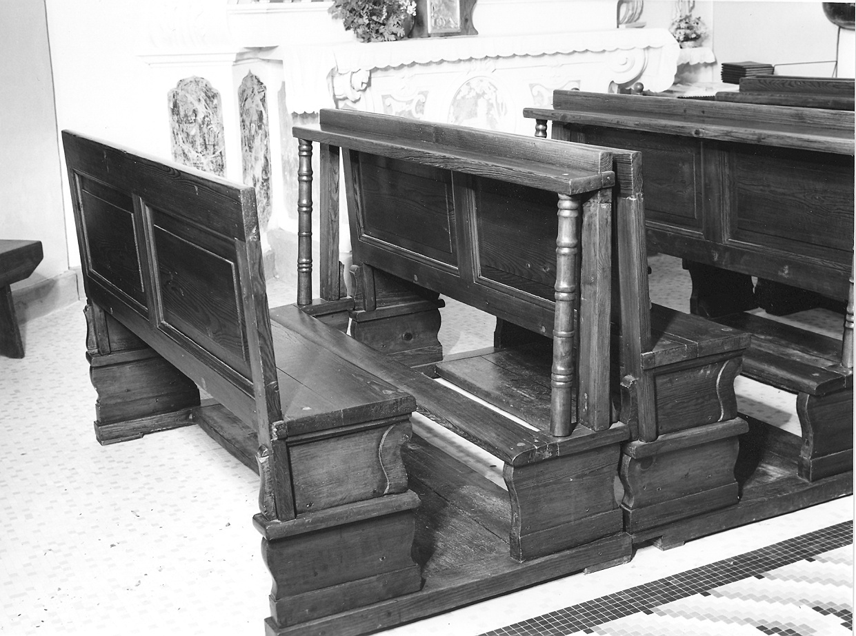 pancale da chiesa, serie - bottega piacentina (sec. XIX)