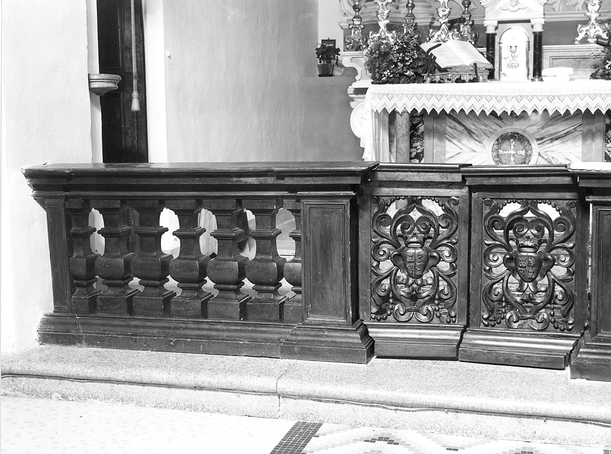 balaustrata di altare - bottega emiliana (inizio sec. XVIII)