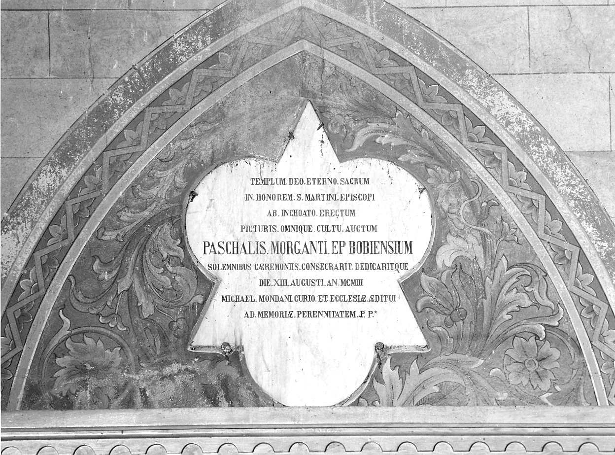 lapide documentaria - ambito piacentino (inizio sec. XX)