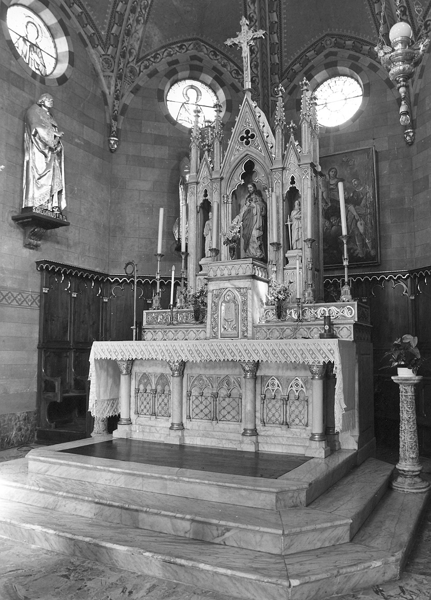 altare maggiore - bottega ligure (metà sec. XIX)