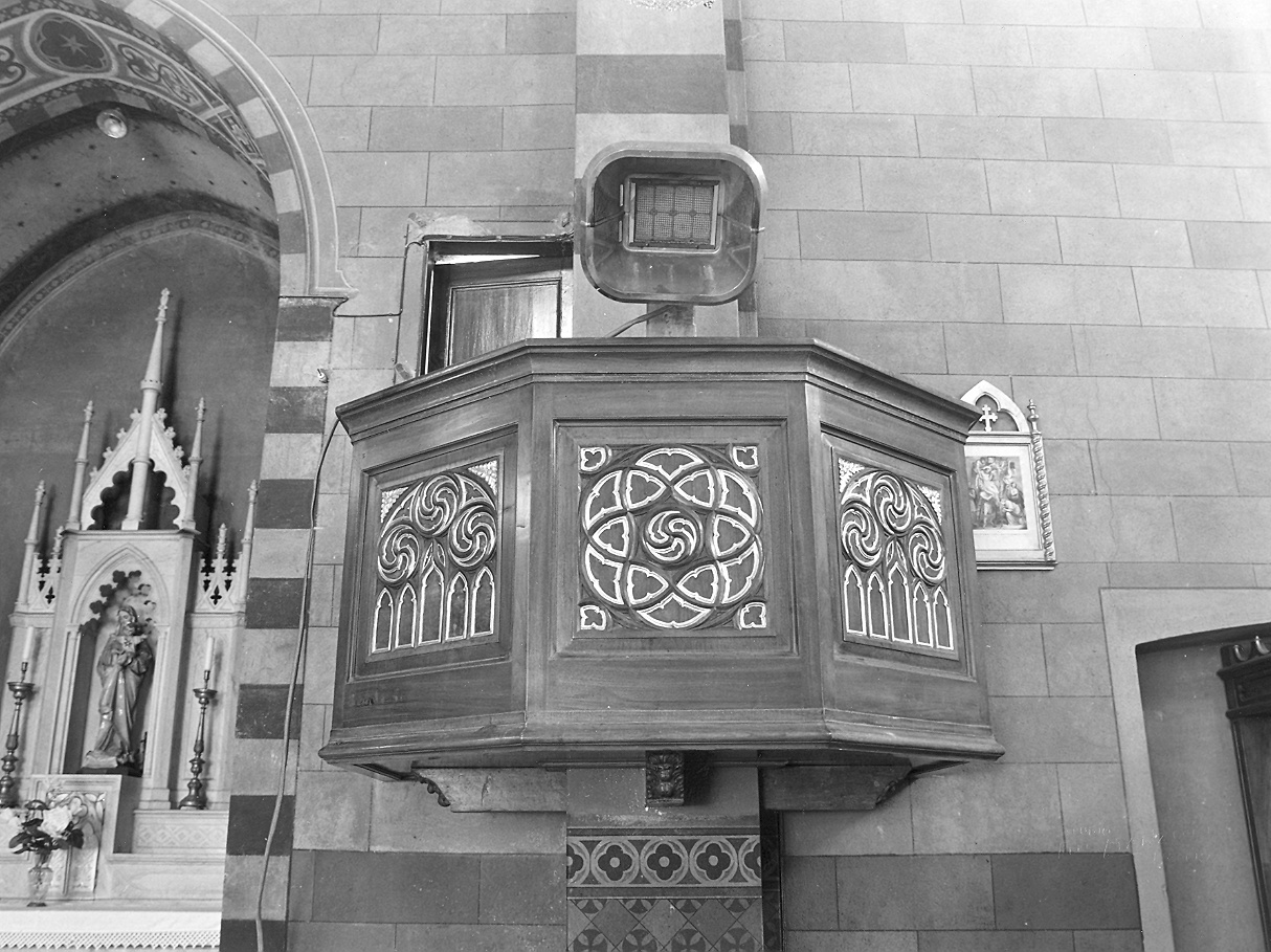 pulpito - bottega piacentina (fine sec. XIX)