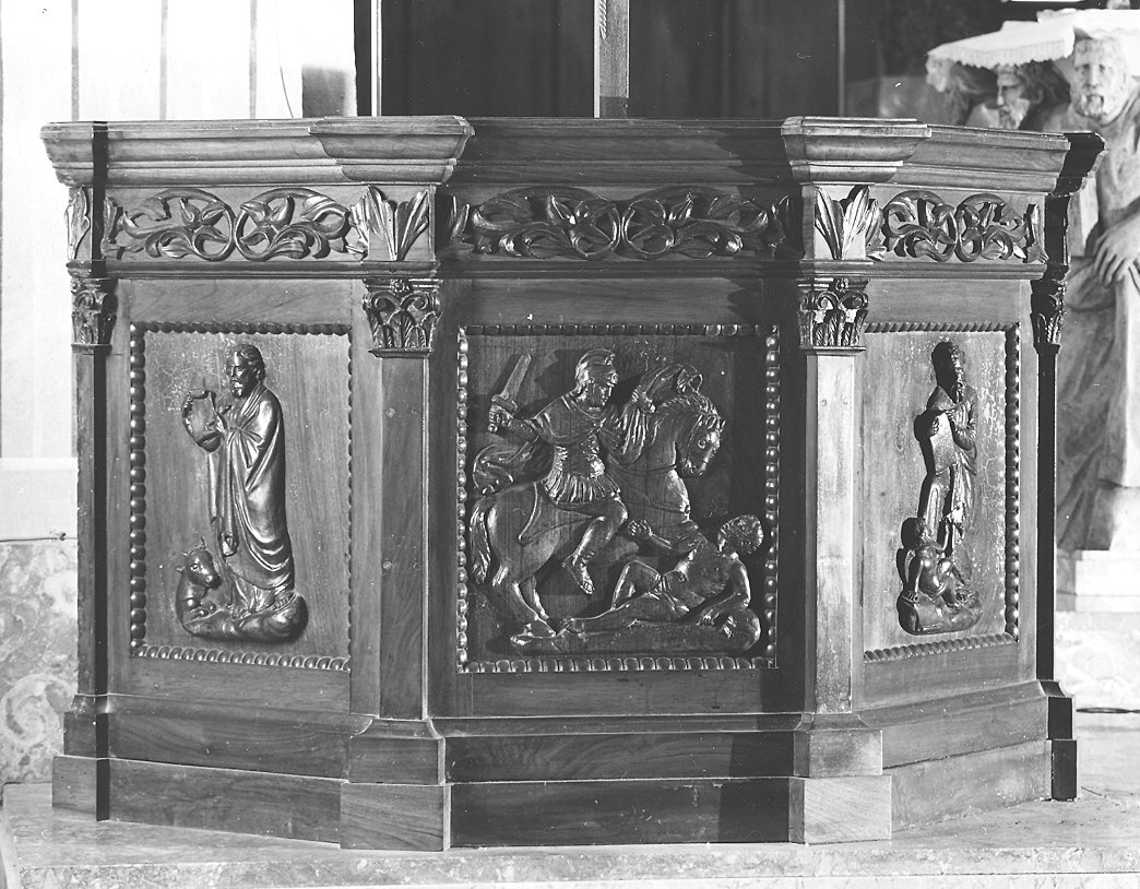 pulpito - bottega emiliana (inizio sec. XX)