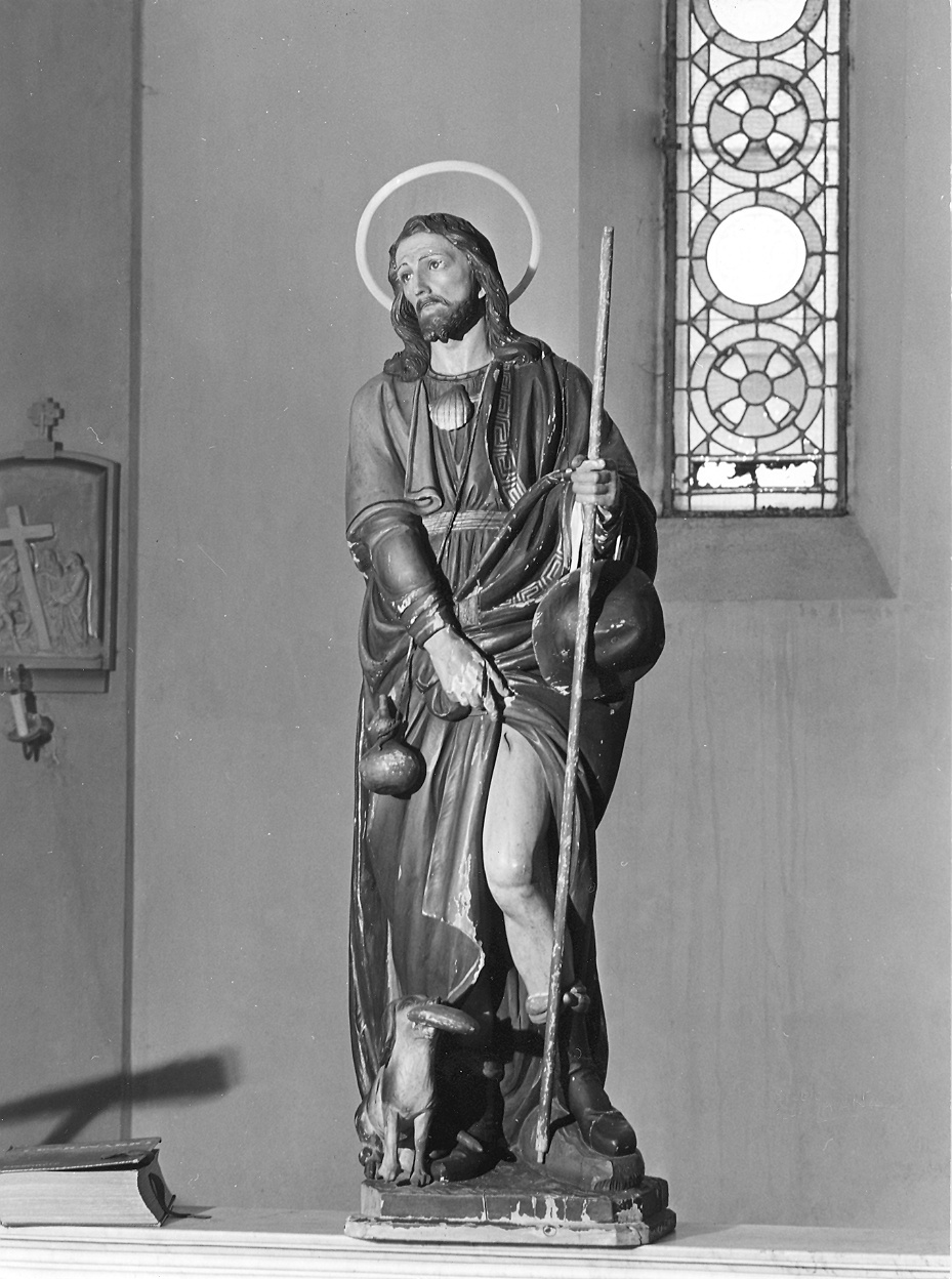 San Rocco (statua) - bottega piacentina (metà sec. XX)