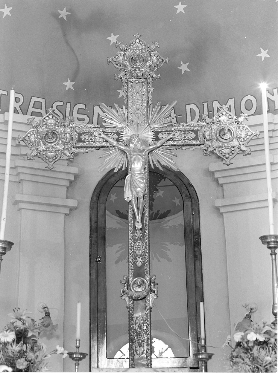 croce d'altare - bottega ligure (primo quarto sec. XX)