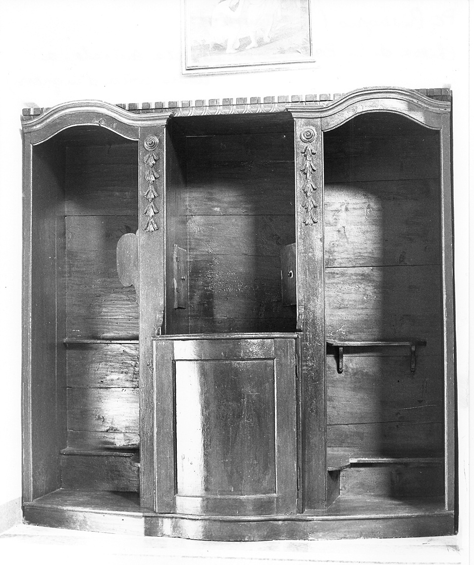 confessionale - bottega piacentina (sec. XIX)