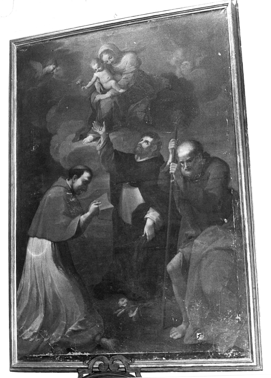 Sacra Famiglia con Sant'Antonio e San Carlo (dipinto) - ambito piacentino (fine sec. XVIII)