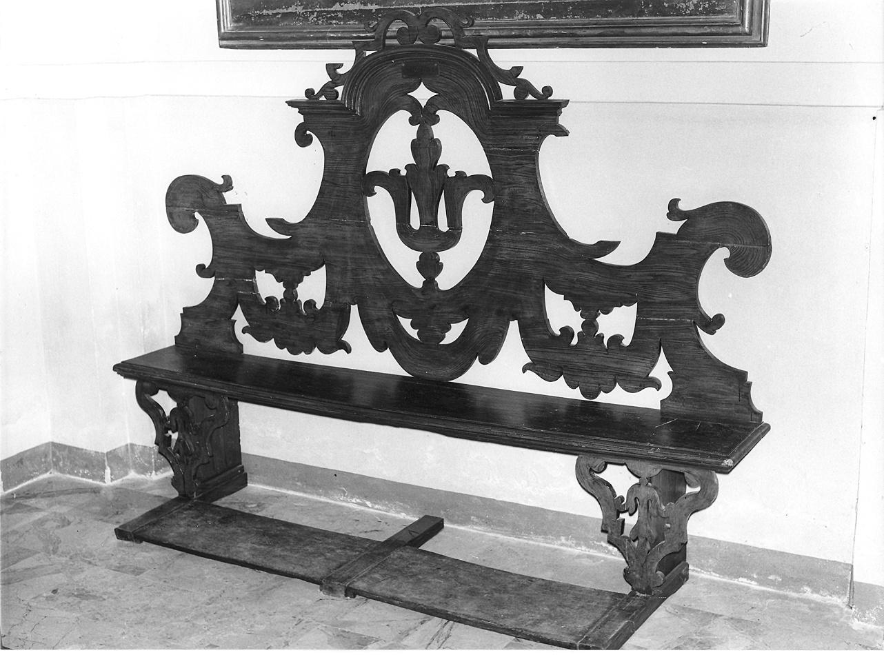 panca, serie - bottega piacentina (fine sec. XIX)