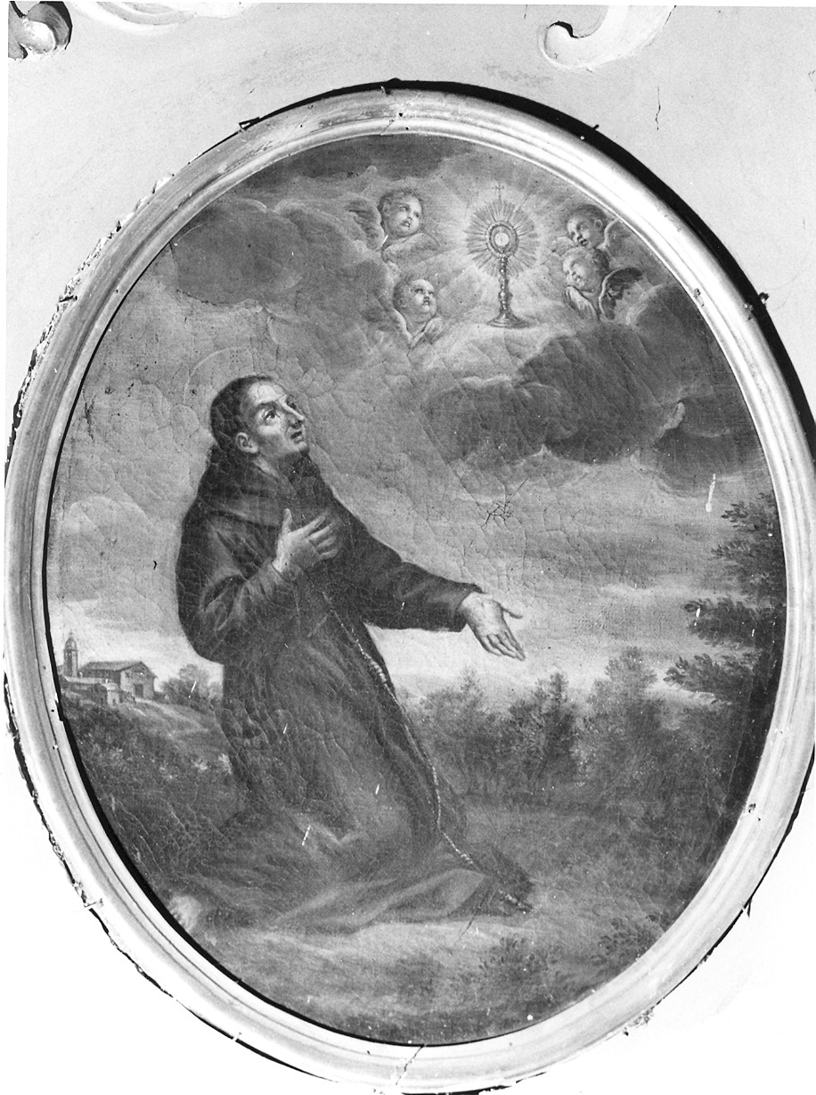 San Francesco d'Assisi (dipinto) - ambito piacentino (secondo quarto sec. XIX)