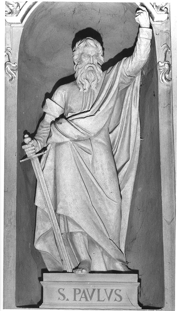 San Paolo Apostolo (scultura) - bottega emiliana (seconda metà sec. XIX)