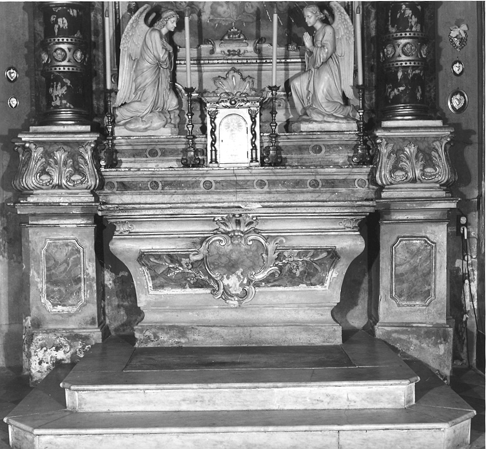 altare - a edicola - bottega piacentina (prima metà sec. XVIII)