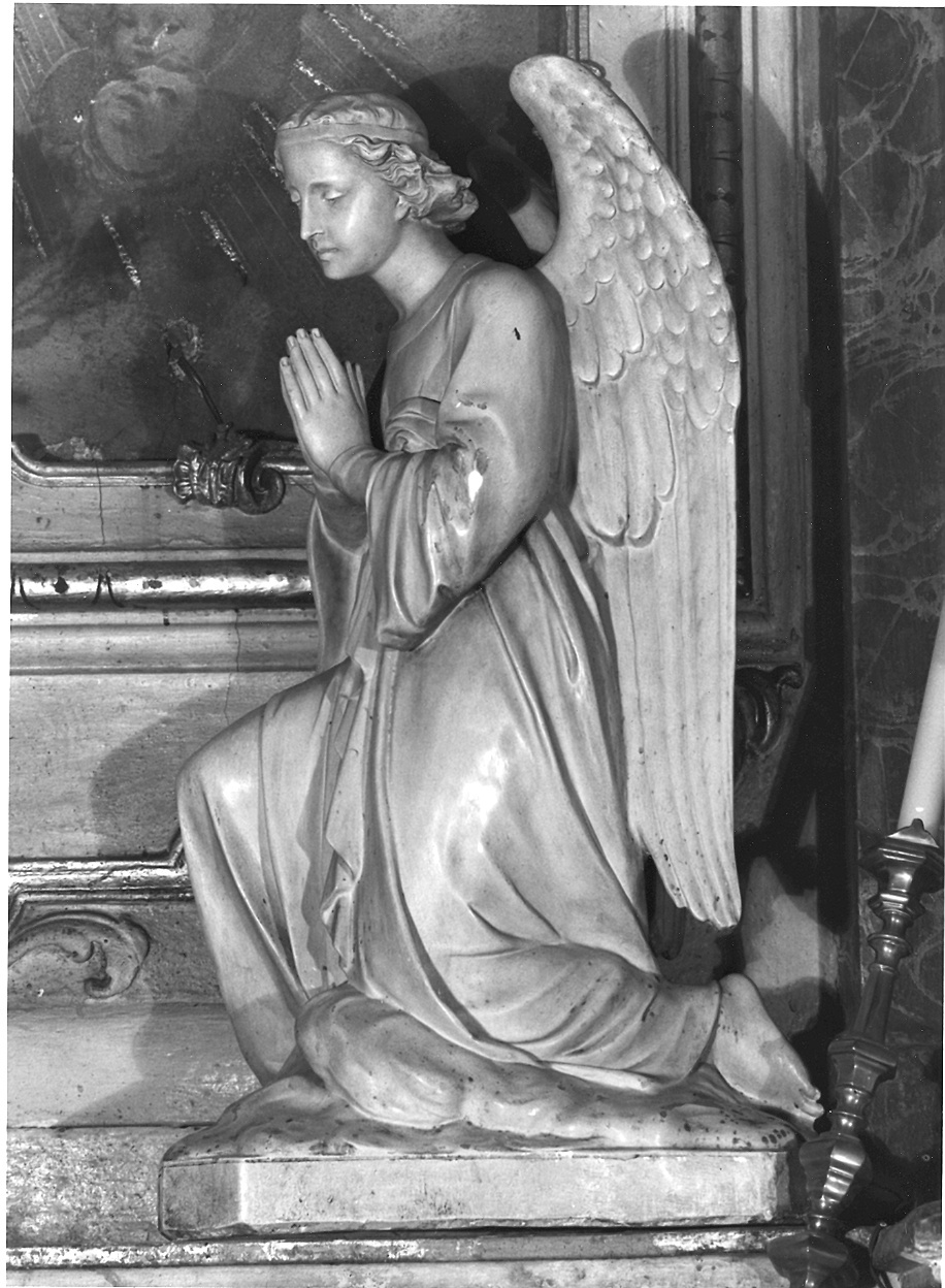 angelo (scultura, coppia) - bottega piacentina (prima metà sec. XX)