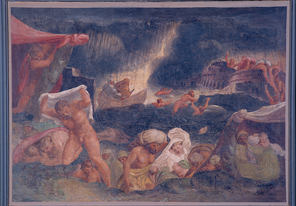 Diluvio universale (dipinto) di Orsi Lelio (terzo quarto sec. XVI)