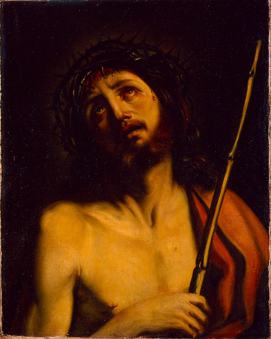 Ecce Homo (dipinto) di Lanati Benedetto Marsilio (ultimo quarto sec. XIX)