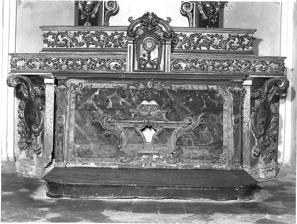 altare maggiore - bottega parmigiana (seconda metà sec. XVII)