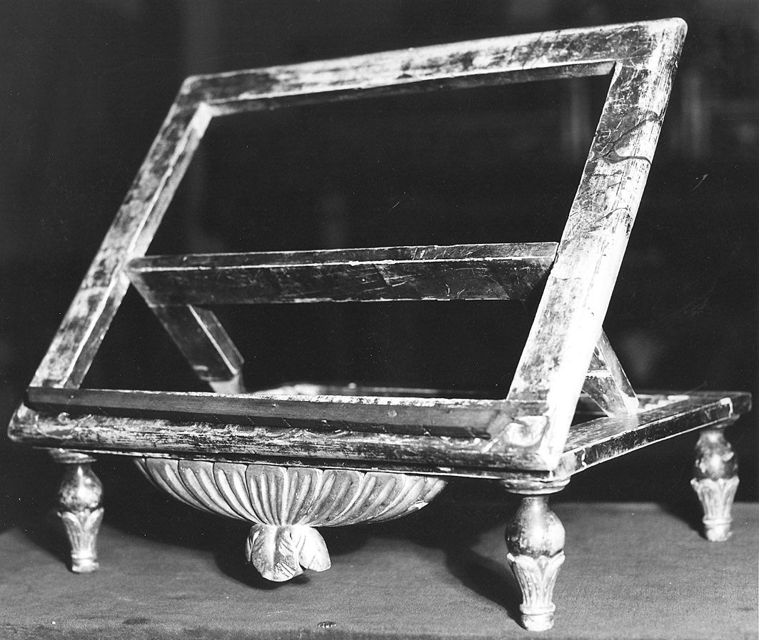 leggio - bottega emiliana (prima metà sec. XIX)