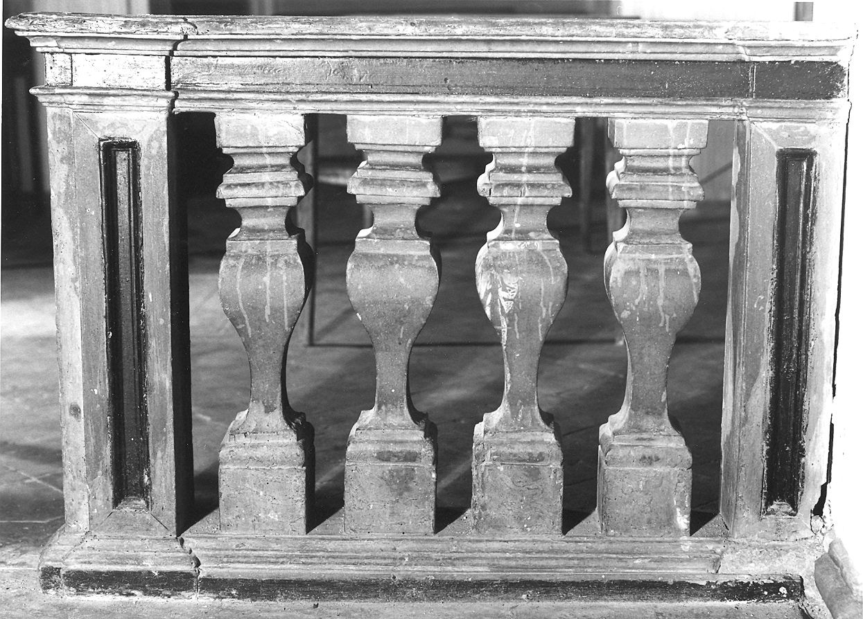 balaustrata - bottega emiliana (sec. XVII)