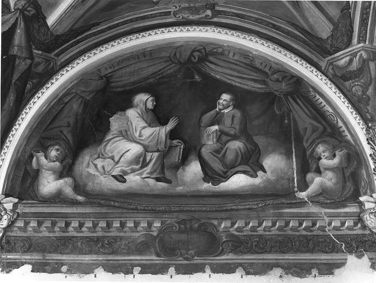 Beato Filippo e Beato Donnino Raimondi (dipinto, elemento d'insieme) di Conti Giovanni Maria detto Della Camera (e aiuti), Lombardi Antonio, Reti Francesco Maria (terzo quarto sec. XVII)