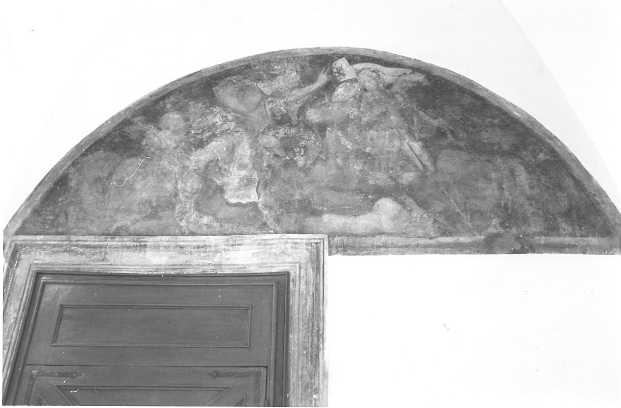 San Bovo (dipinto, pendant) di Conti Giovanni Maria detto Della Camera (e aiuti), Lombardi Antonio, Reti Francesco Maria (terzo quarto sec. XVII)