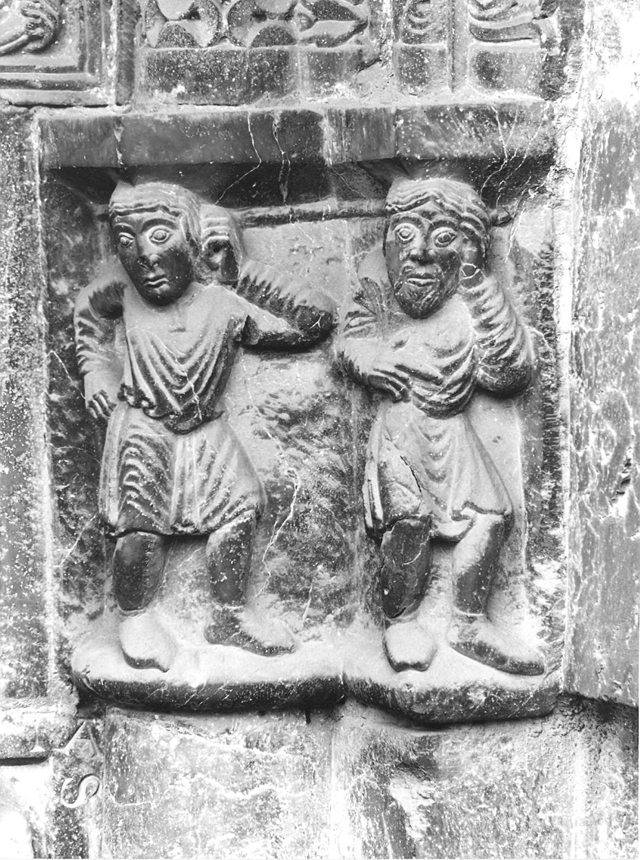 figura allegorica femminile (rilievo, pendant) di Nicolò (prima metà sec. XII)