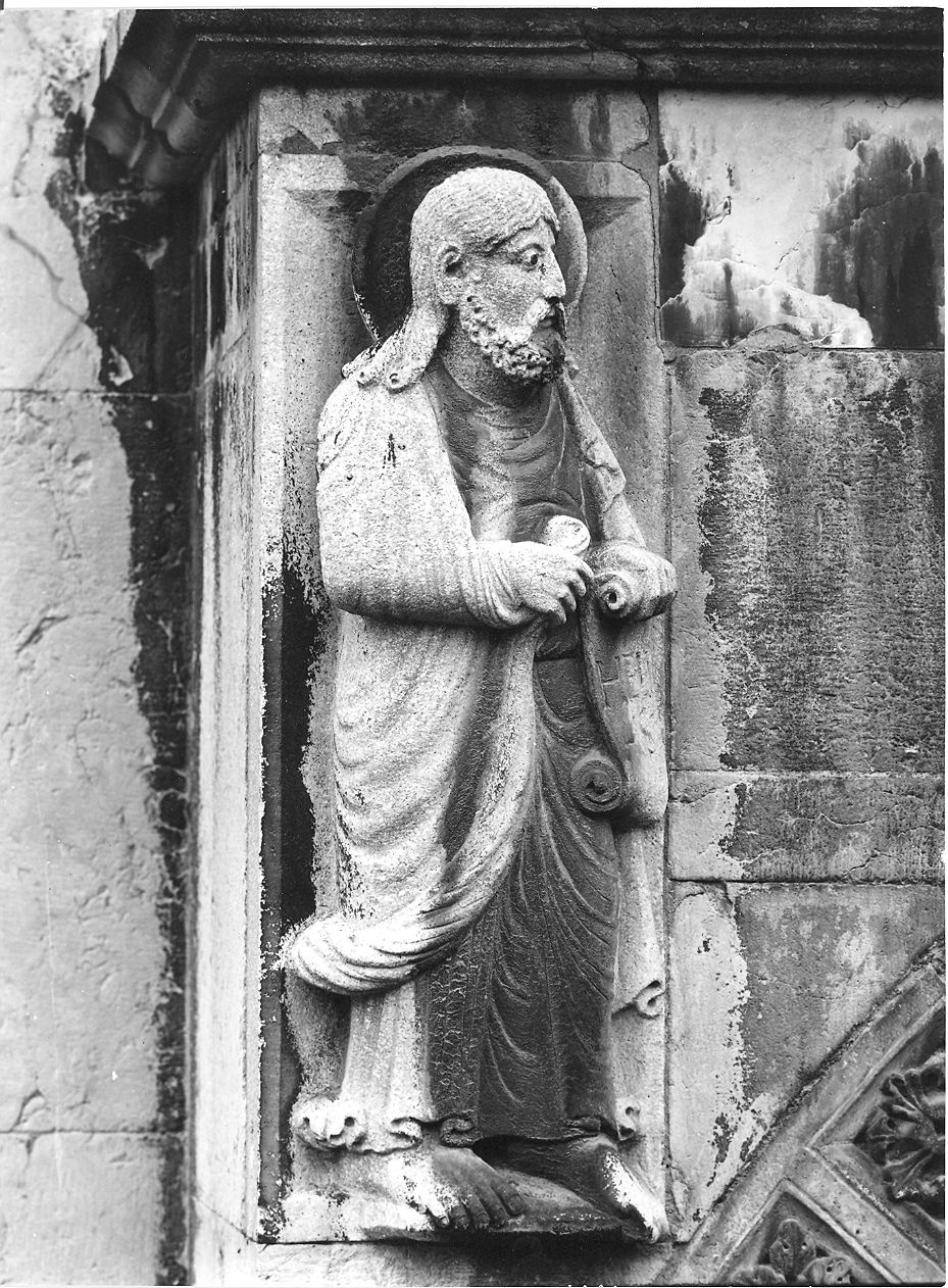 Elia (rilievo, pendant) di Nicolò (bottega) (prima metà sec. XII)