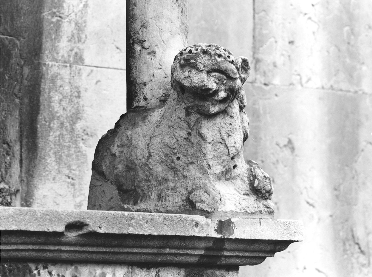 leone (scultura) di Nicolò (prima metà sec. XII)