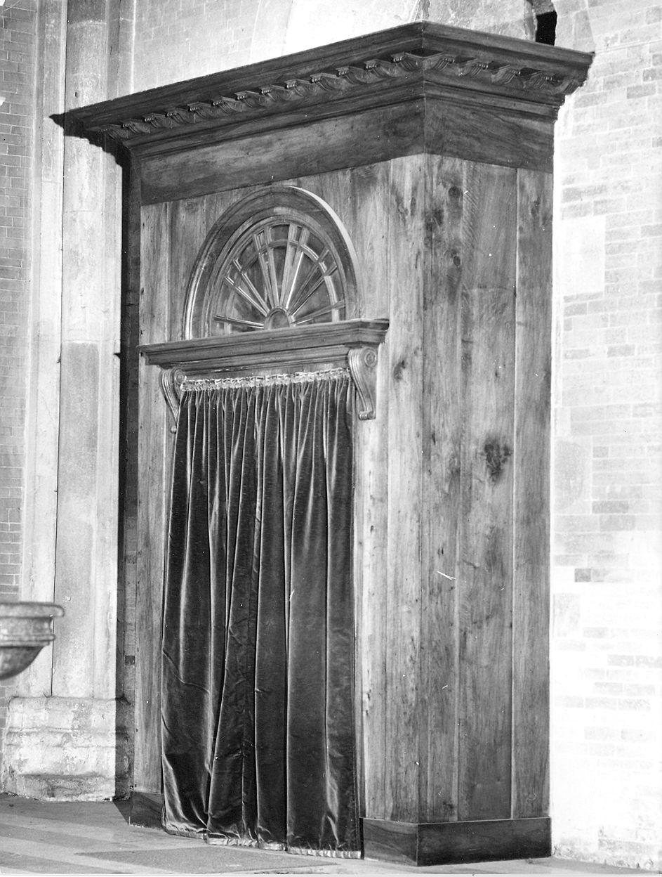 bussola d'ingresso, serie - bottega piacentina (fine/inizio secc. XIX/ XX)