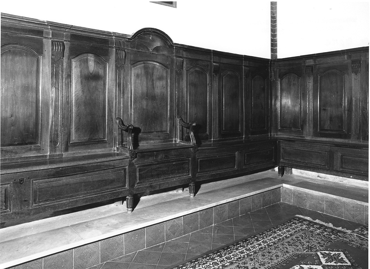 stalli del coro - ambito parmense (ultimo quarto sec. XVIII)