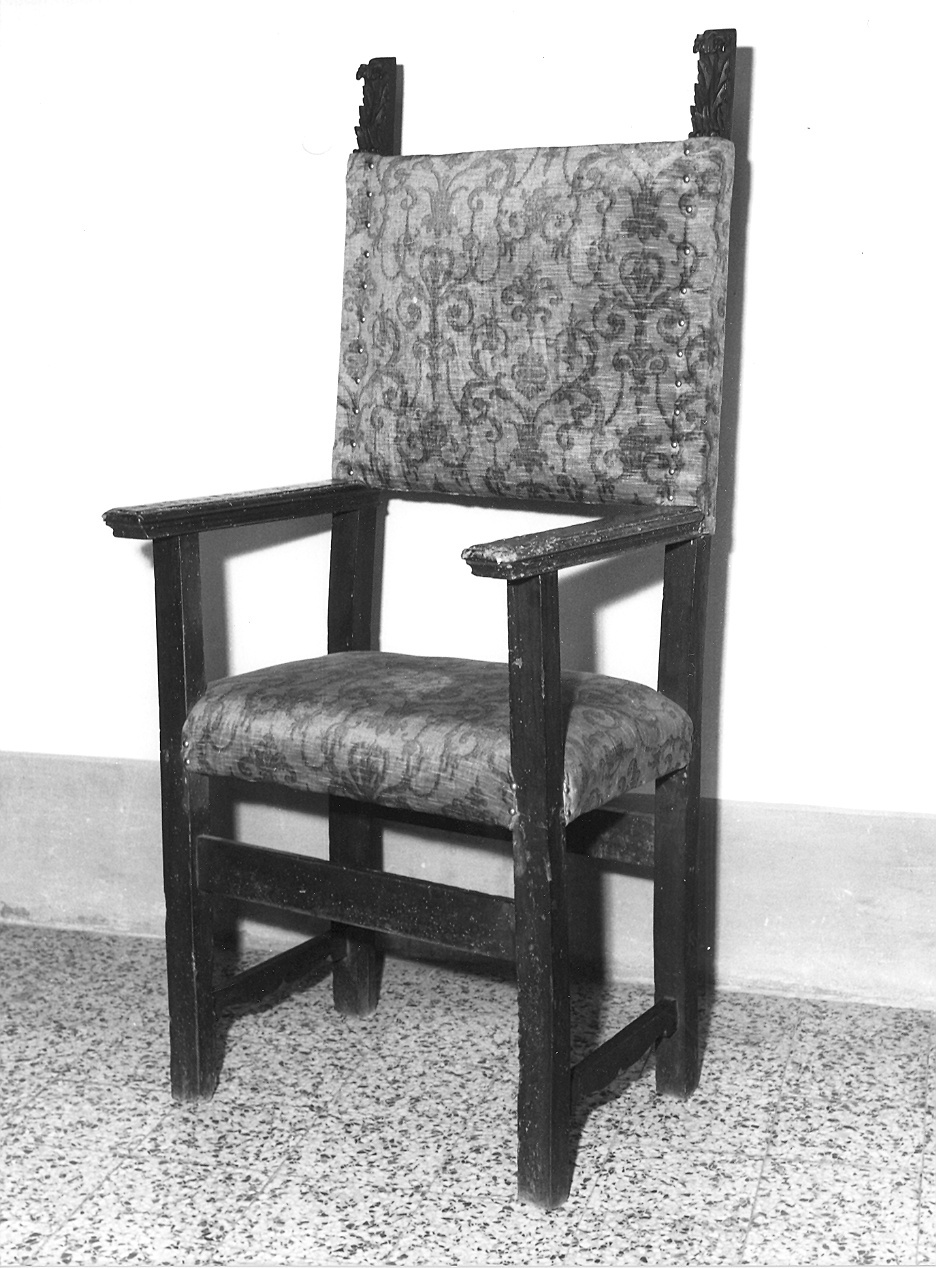 poltrona - bottega piacentina (inizio sec. XX)