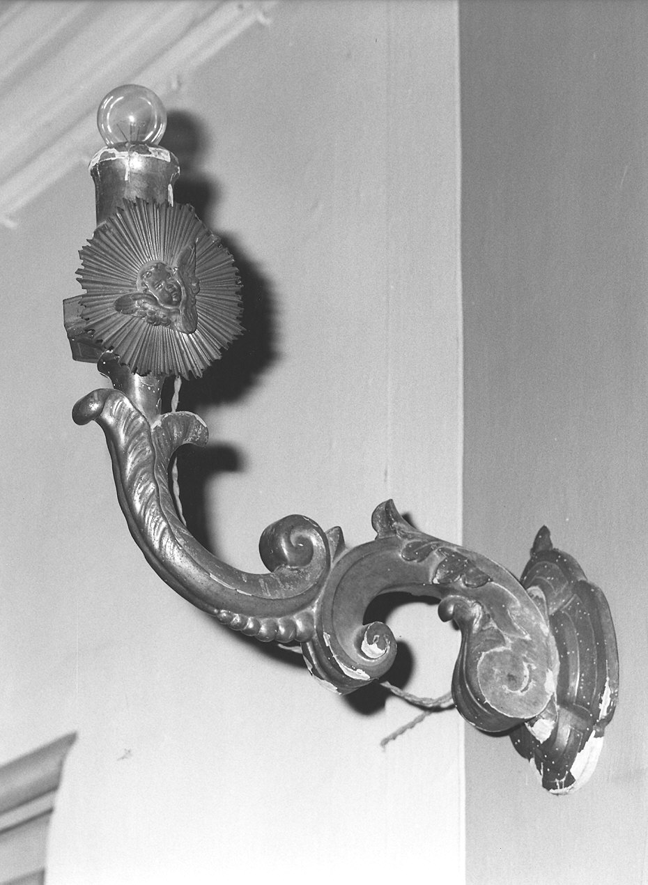 candeliere da parete, serie - produzione emiliana (inizio sec. XIX)