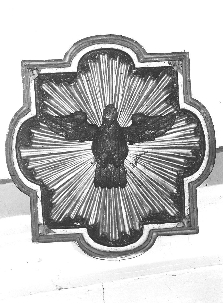 colomba dello Spirito Santo (placca) - bottega piacentina (sec. XIX)