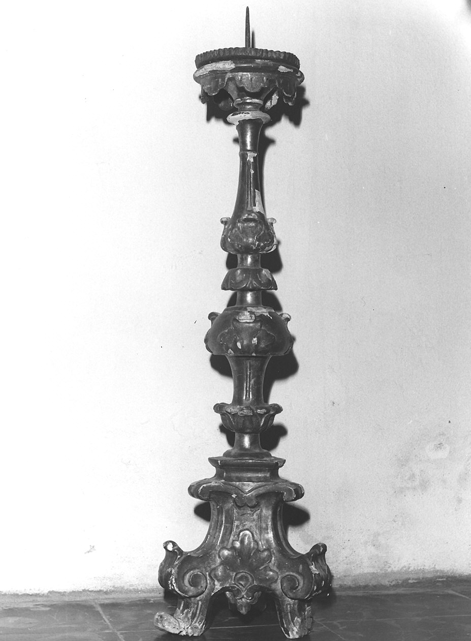 candelabro, serie - bottega piacentina (sec. XVIII)