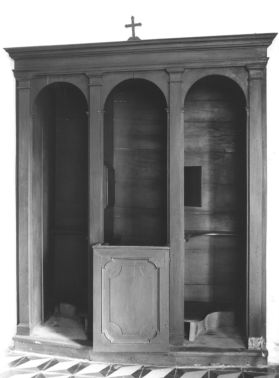 confessionale - bottega piacentina (inizio sec. XIX)