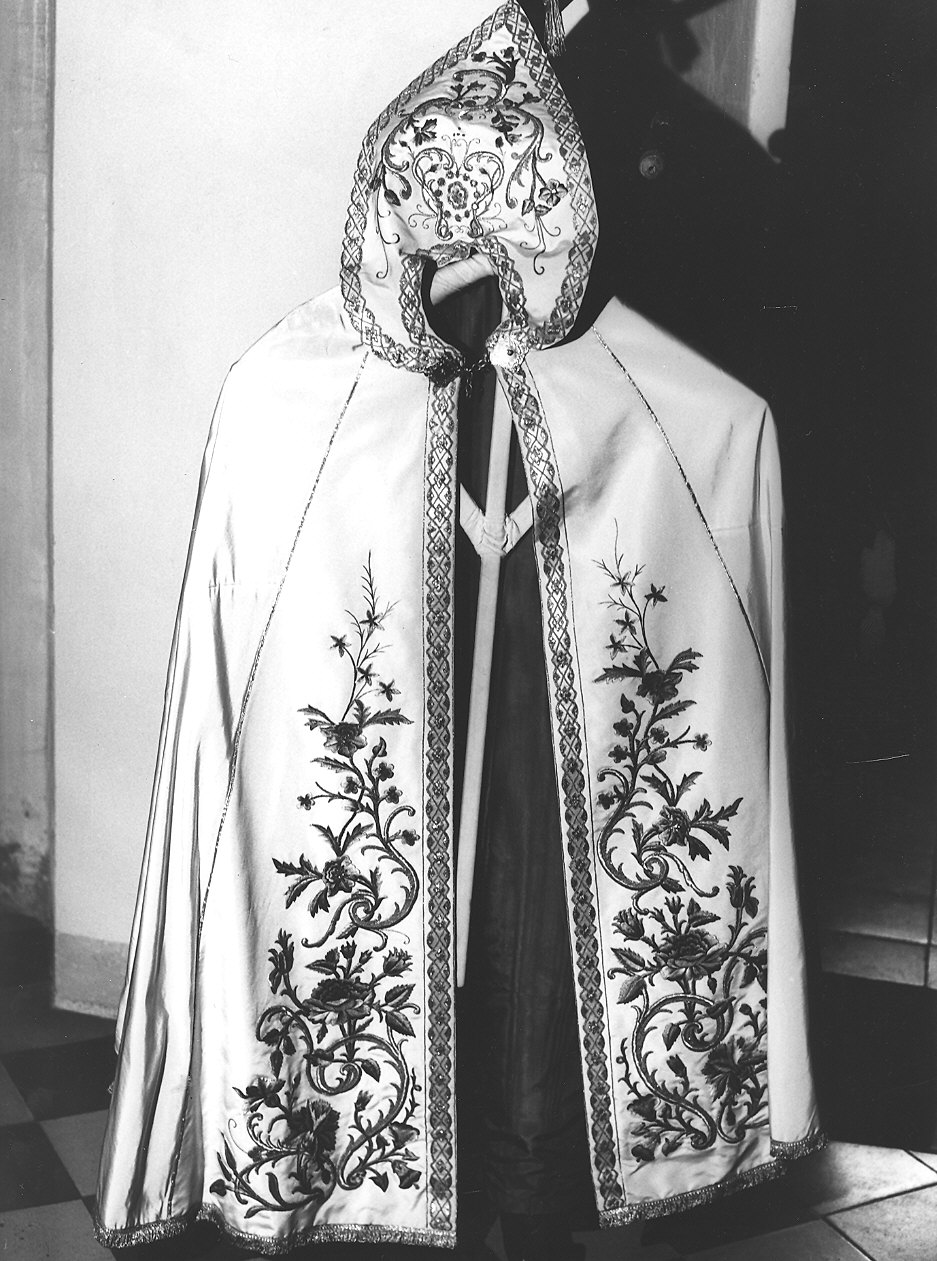 piviale - manifattura piacentina (fine sec. XVIII, sec. XX)