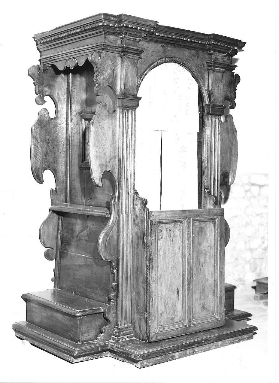 confessionale - ambito parmense (sec. XVII)