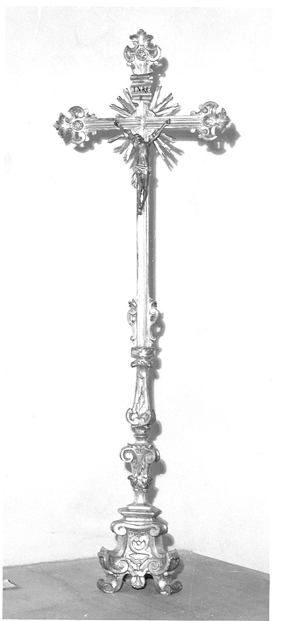 croce d'altare - ambito parmense (seconda metà sec. XVIII)
