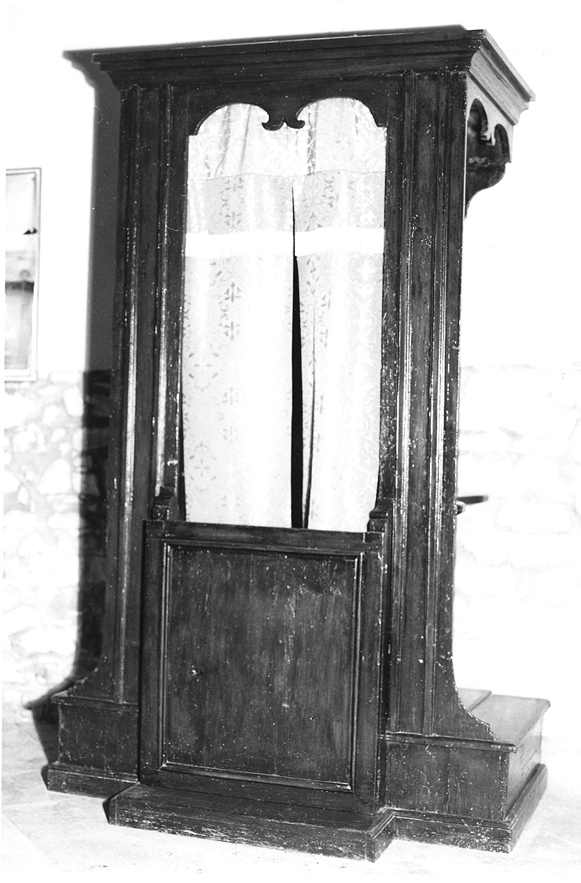 confessionale - ambito parmense (sec. XIX)