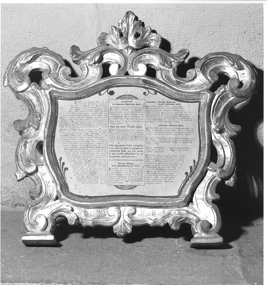 cartagloria, serie - ambito parmense (sec. XVIII)