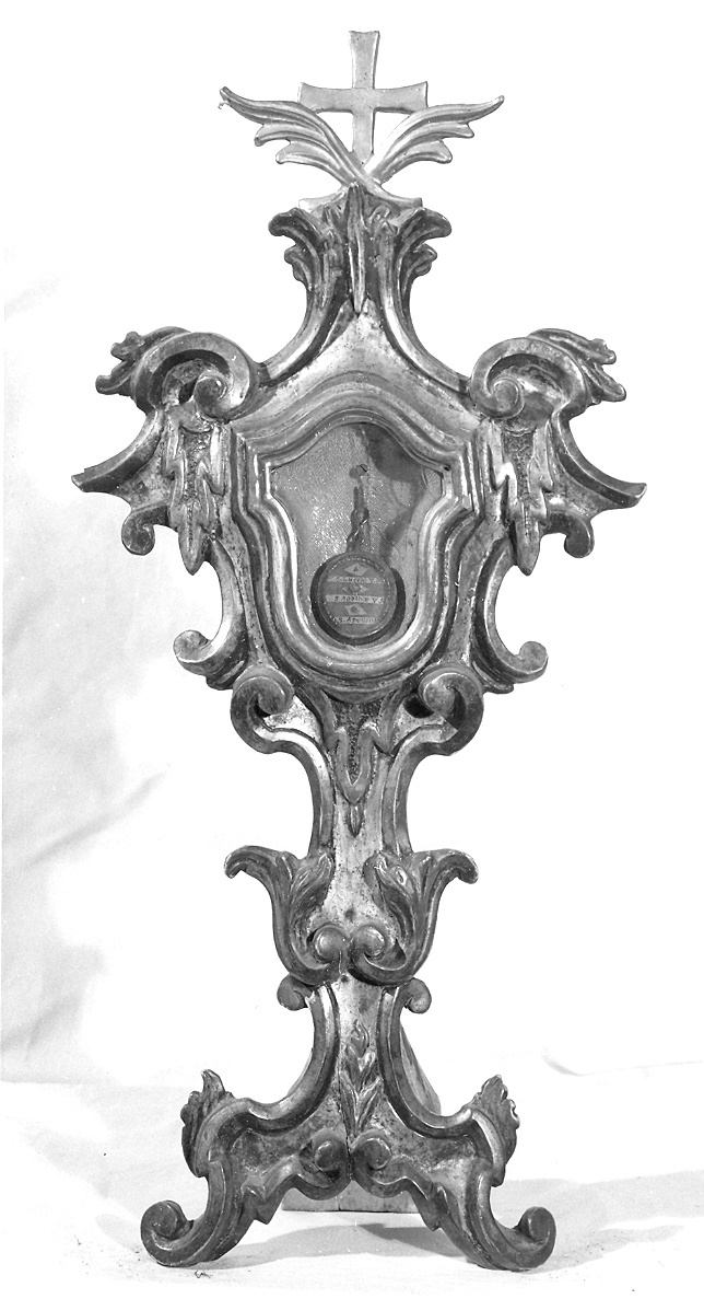 reliquiario - a ostensorio, serie - ambito parmense (sec. XVIII)